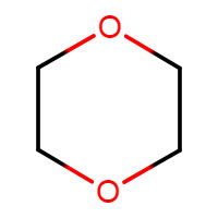 1,4-dioxane chemical structure