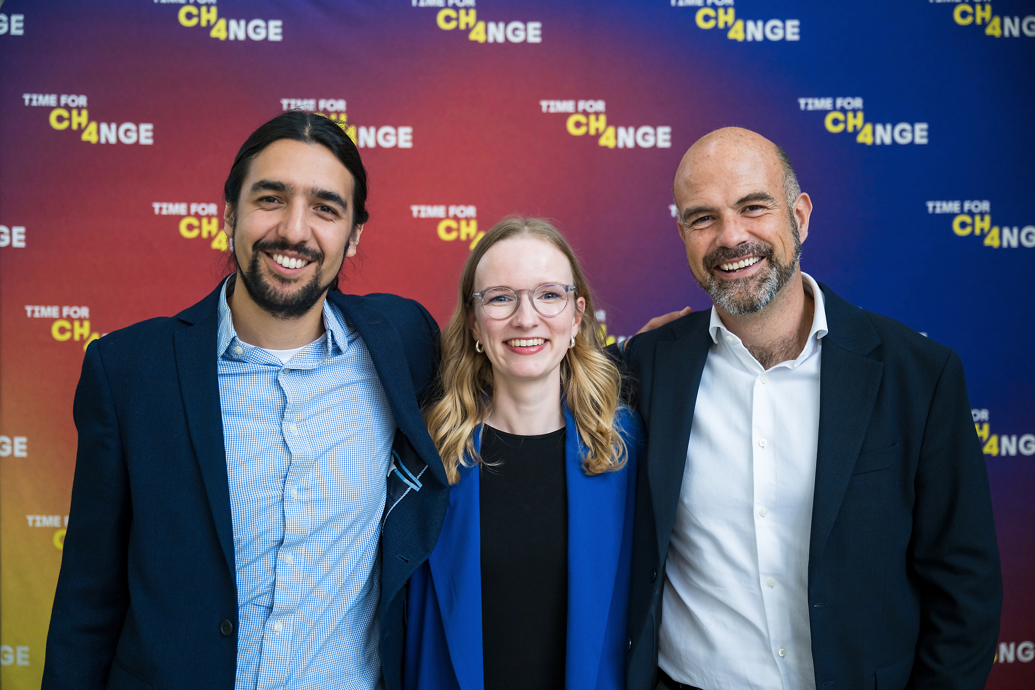 Three EDF colleagues, smiling.