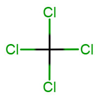 Carbon tetrachloride chemical structure