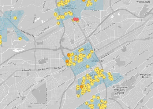 Birmingham map